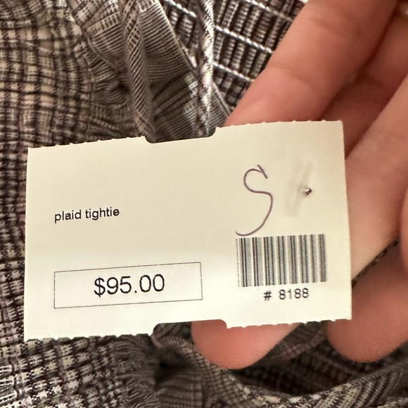 Plaid Tightie Eye Of the Needle Mini Dress - Picture 5 of 5